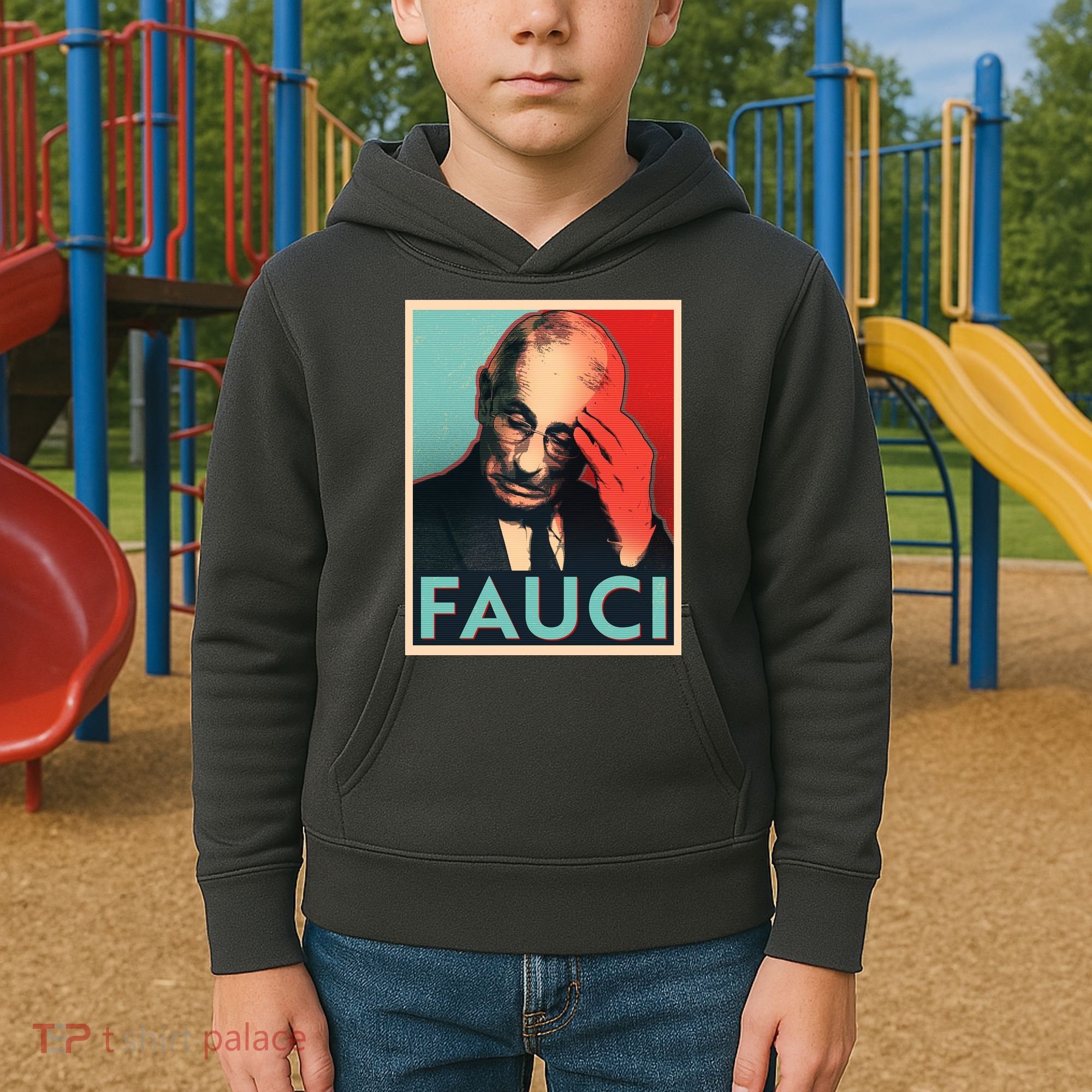 Stressed Dr Fauci Election Kids Hoodie
