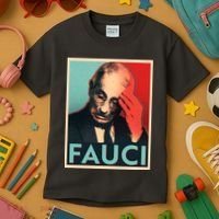 Stressed Dr Fauci Election Kids T-Shirt thumb 3