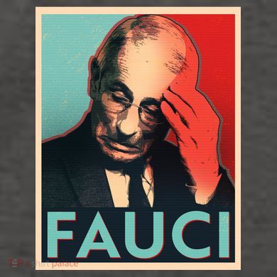 Stressed Dr Fauci Election Vector Backpack