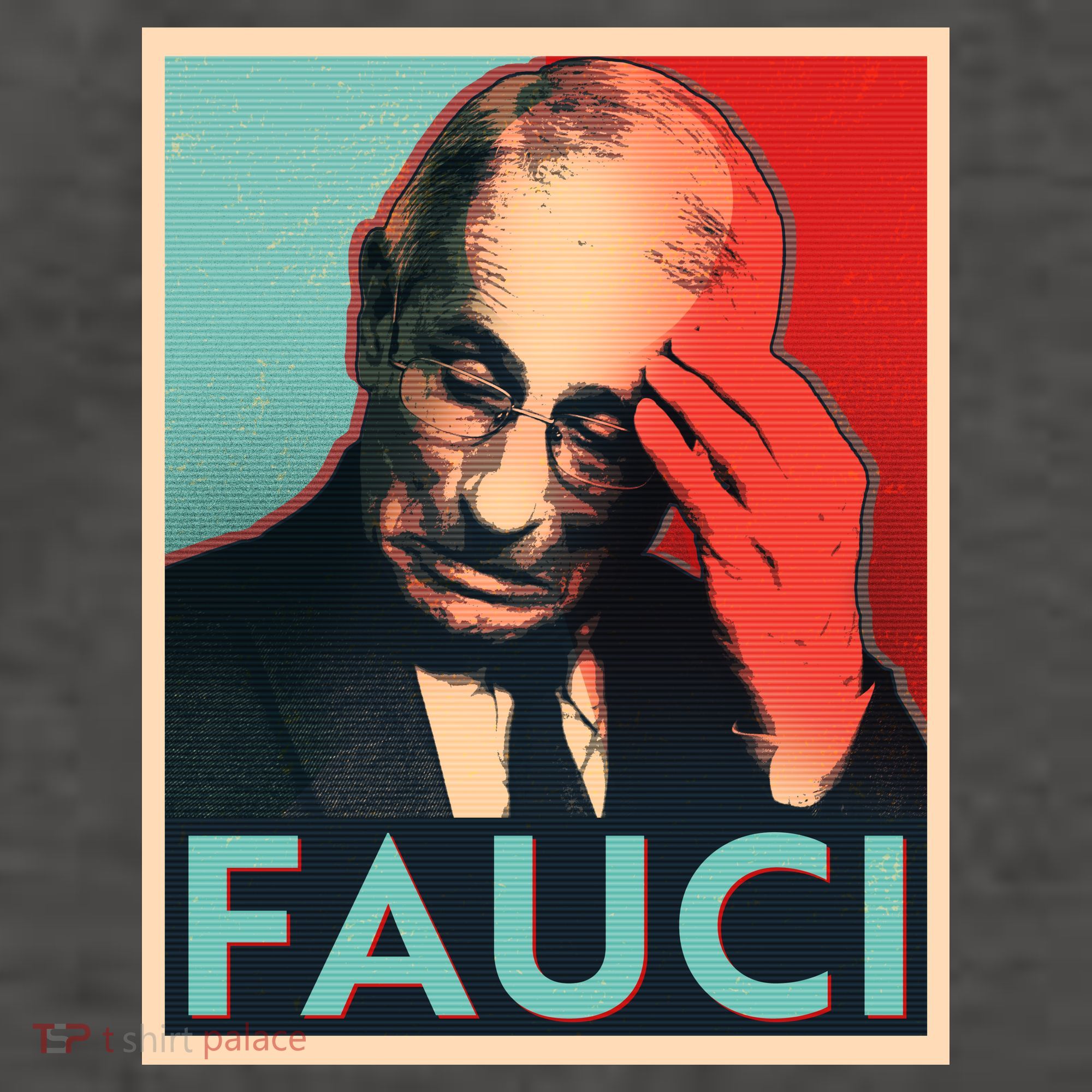 Stressed Dr Fauci Election Vector Backpack