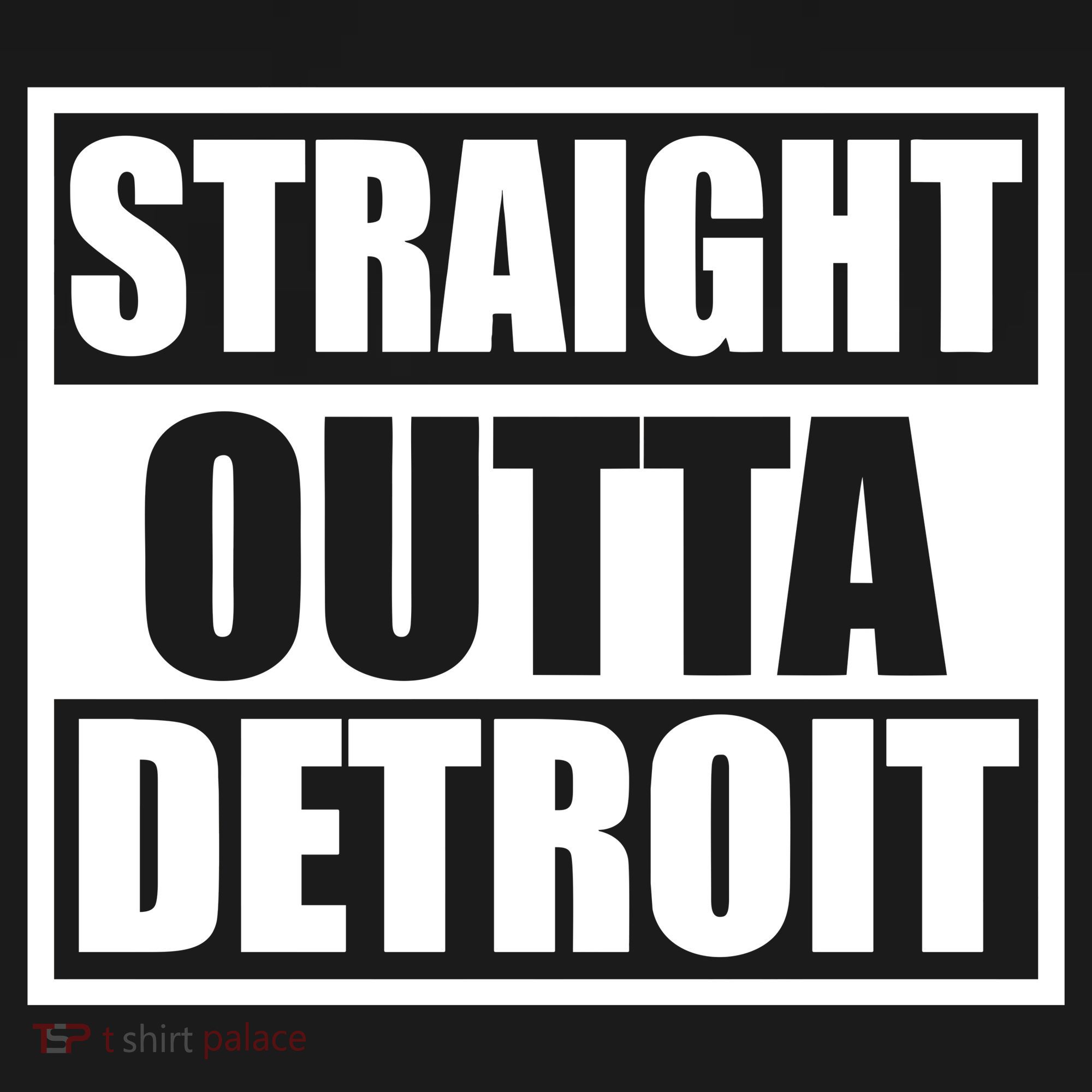 Striaght Outta Detroit Michigan Backpack
