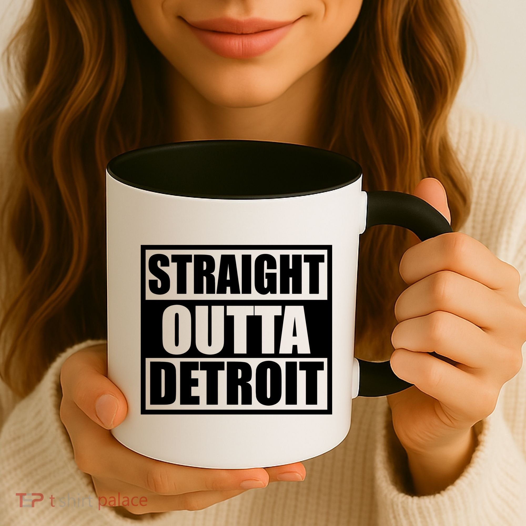 Striaght Outta Detroit Michigan Coffee Mug