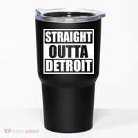 Striaght Outta Detroit Michigan Tumbler thumb 0