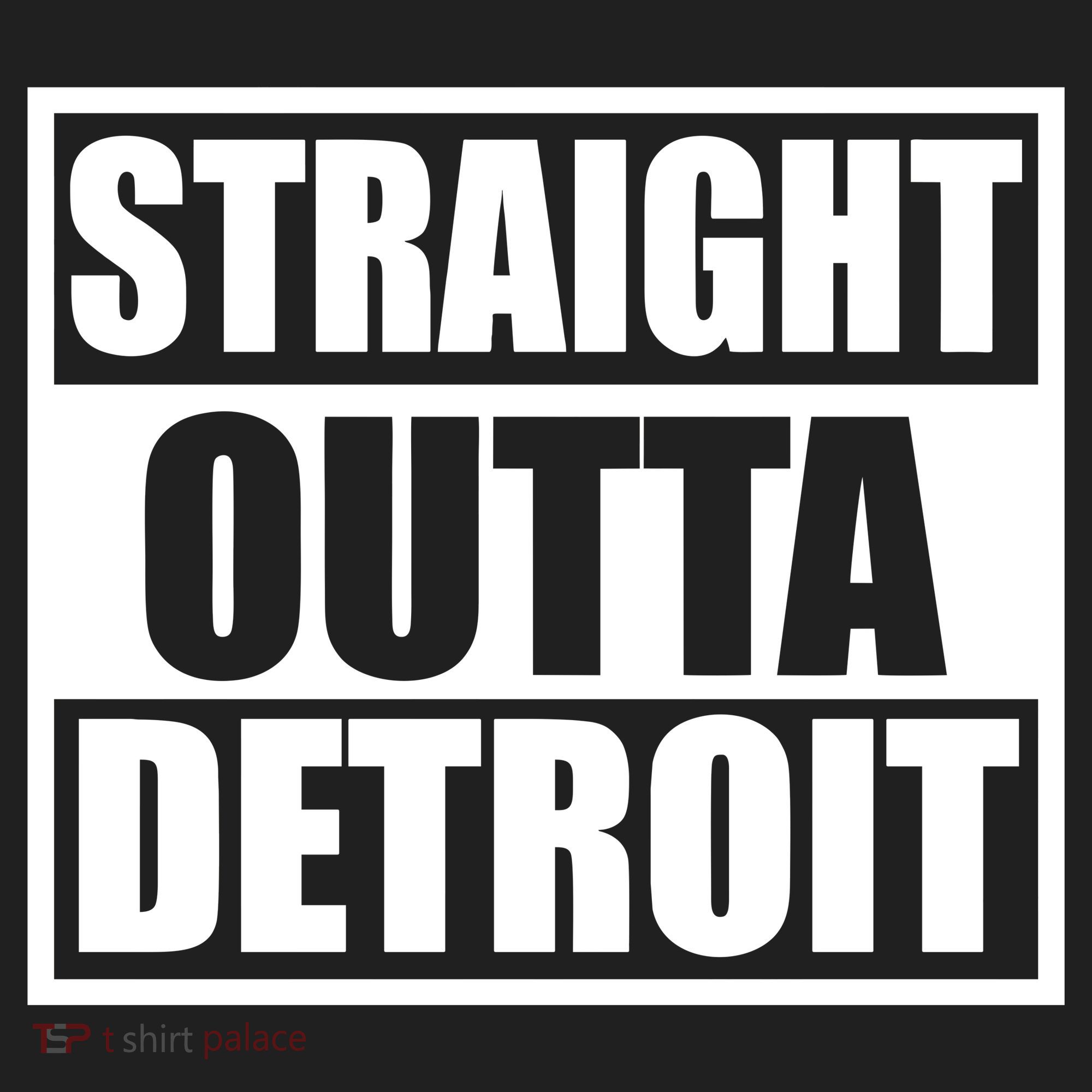Striaght Outta Detroit Michigan Tumbler