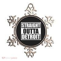 Striaght Outta Detroit Michigan Ornament thumb 0