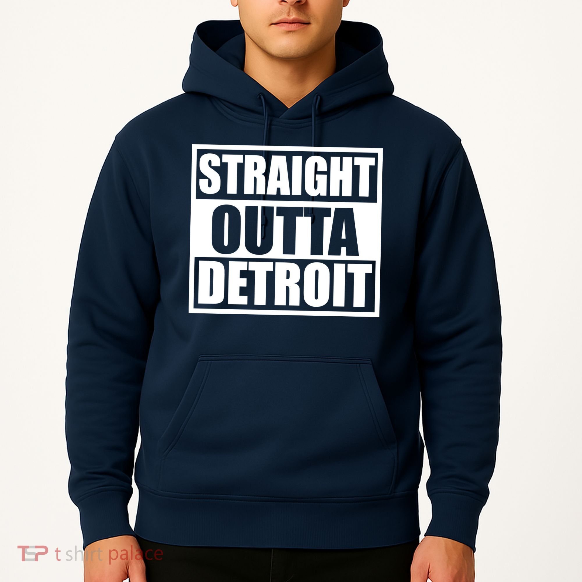Striaght Outta Detroit Michigan Hoodie