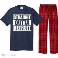 Striaght Outta Detroit Michigan Pajama Set thumb 0