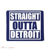 Striaght Outta Detroit Michigan Mousepad thumb 0