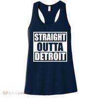 Striaght Outta Detroit Michigan Women's Tank Top thumb 0