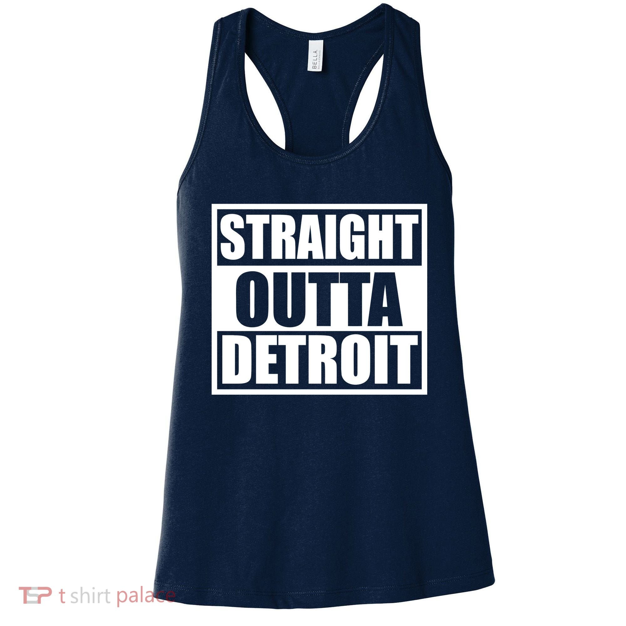 Striaght Outta Detroit Michigan Women's Tank Top