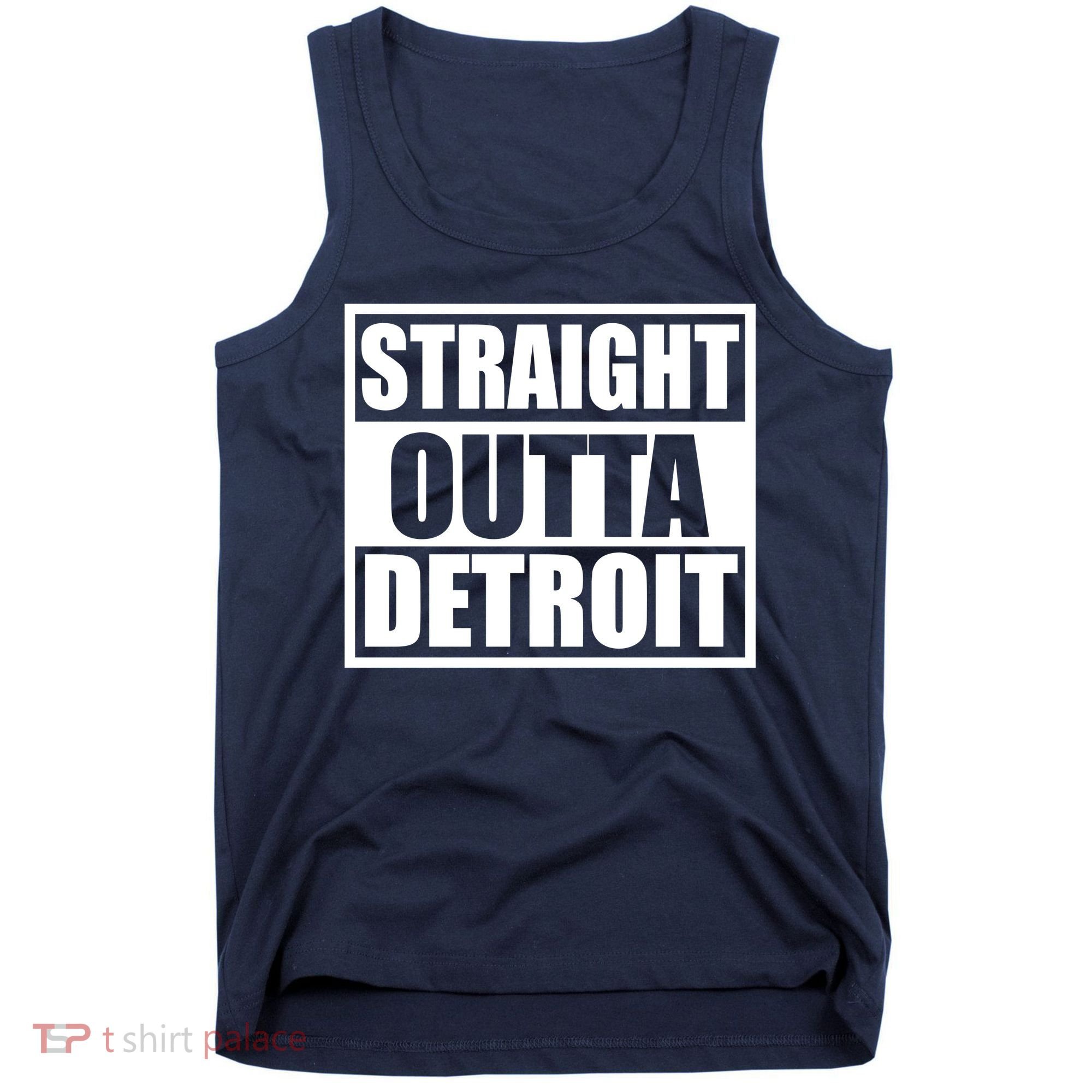Striaght Outta Detroit Michigan Tank Top
