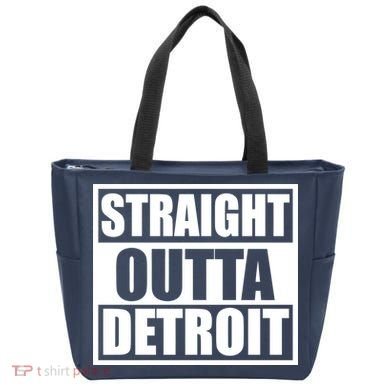 Striaght Outta Detroit Michigan Tote Bag