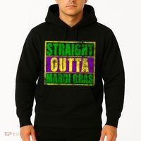 Striaght Outta Mardi Gras New Orleans Party Hoodie thumb 2