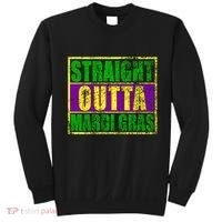 Striaght Outta Mardi Gras New Orleans Party Sweatshirt thumb 0