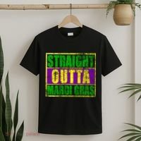 Striaght Outta Mardi Gras New Orleans Party T-Shirt thumb 2