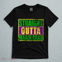 Striaght Outta Mardi Gras New Orleans Party T-Shirt thumb 5