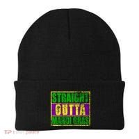 Striaght Outta Mardi Gras New Orleans Party Beanie thumb 0