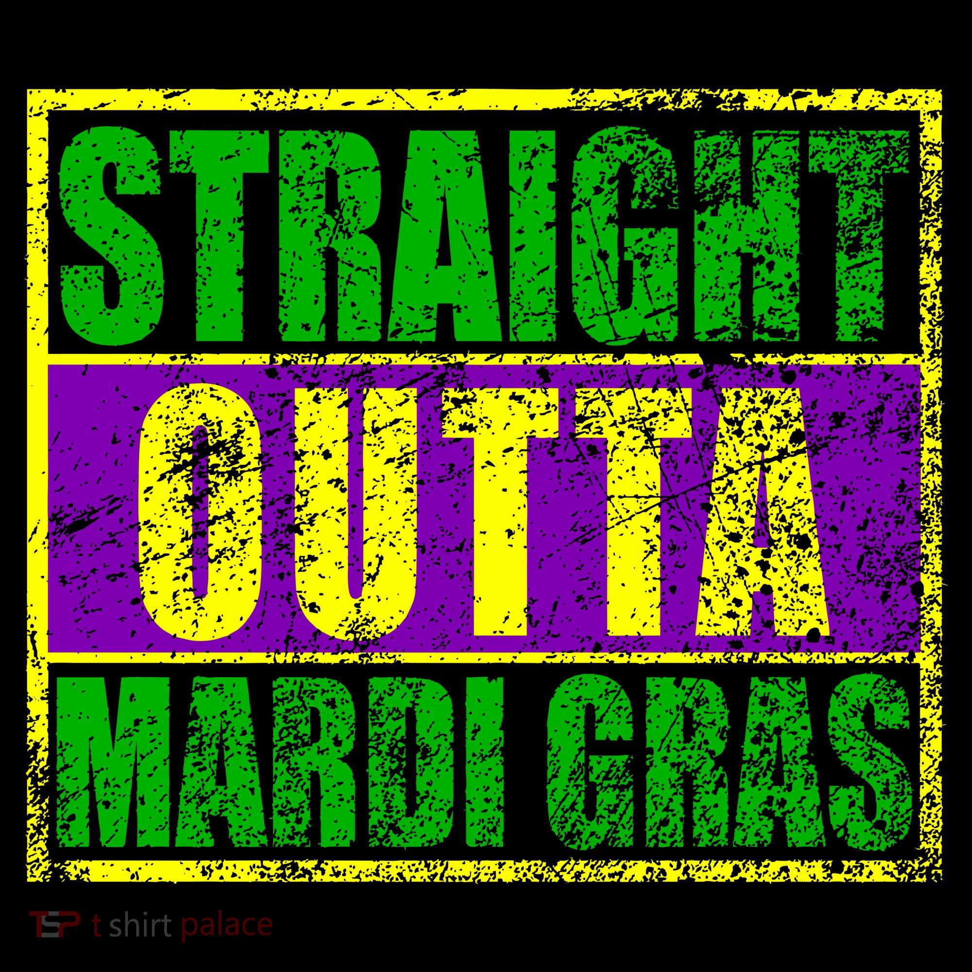 Striaght Outta Mardi Gras New Orleans Party Women's Hoodie