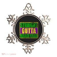 Striaght Outta Mardi Gras New Orleans Party Ornament thumb 0
