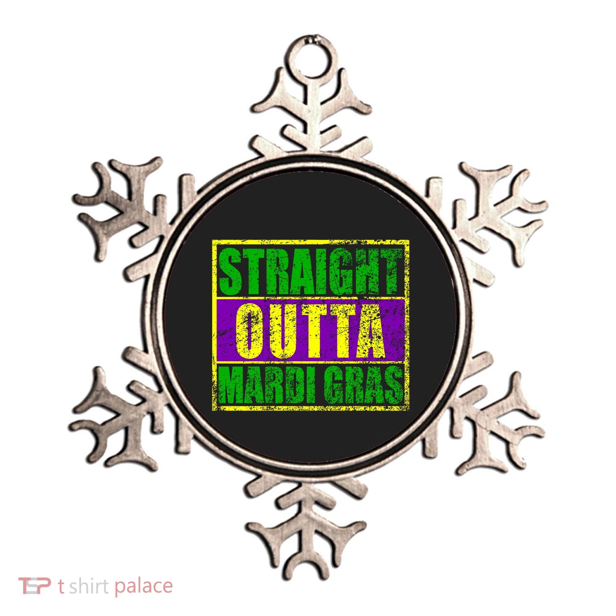 Striaght Outta Mardi Gras New Orleans Party Ornament
