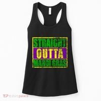 Striaght Outta Mardi Gras New Orleans Party Women's Tank Top thumb 0