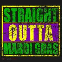 Striaght Outta Mardi Gras New Orleans Party Baby Bodysuit thumb 2