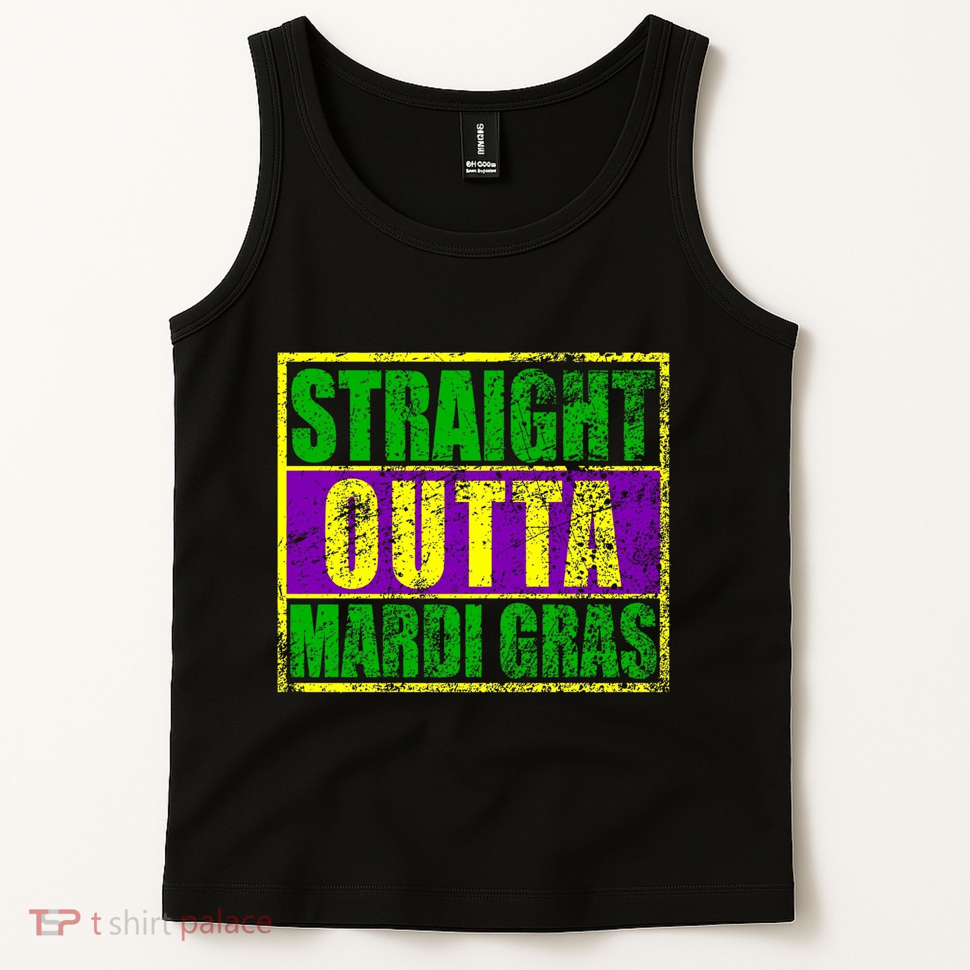 Striaght Outta Mardi Gras New Orleans Party Tank Top