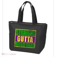 Striaght Outta Mardi Gras New Orleans Party Tote Bag thumb 3