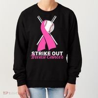 Strike Out Breast Cancer Women's Sweatshirt thumb 0
