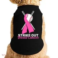 Strike Out Breast Cancer Doggie Tank thumb 0