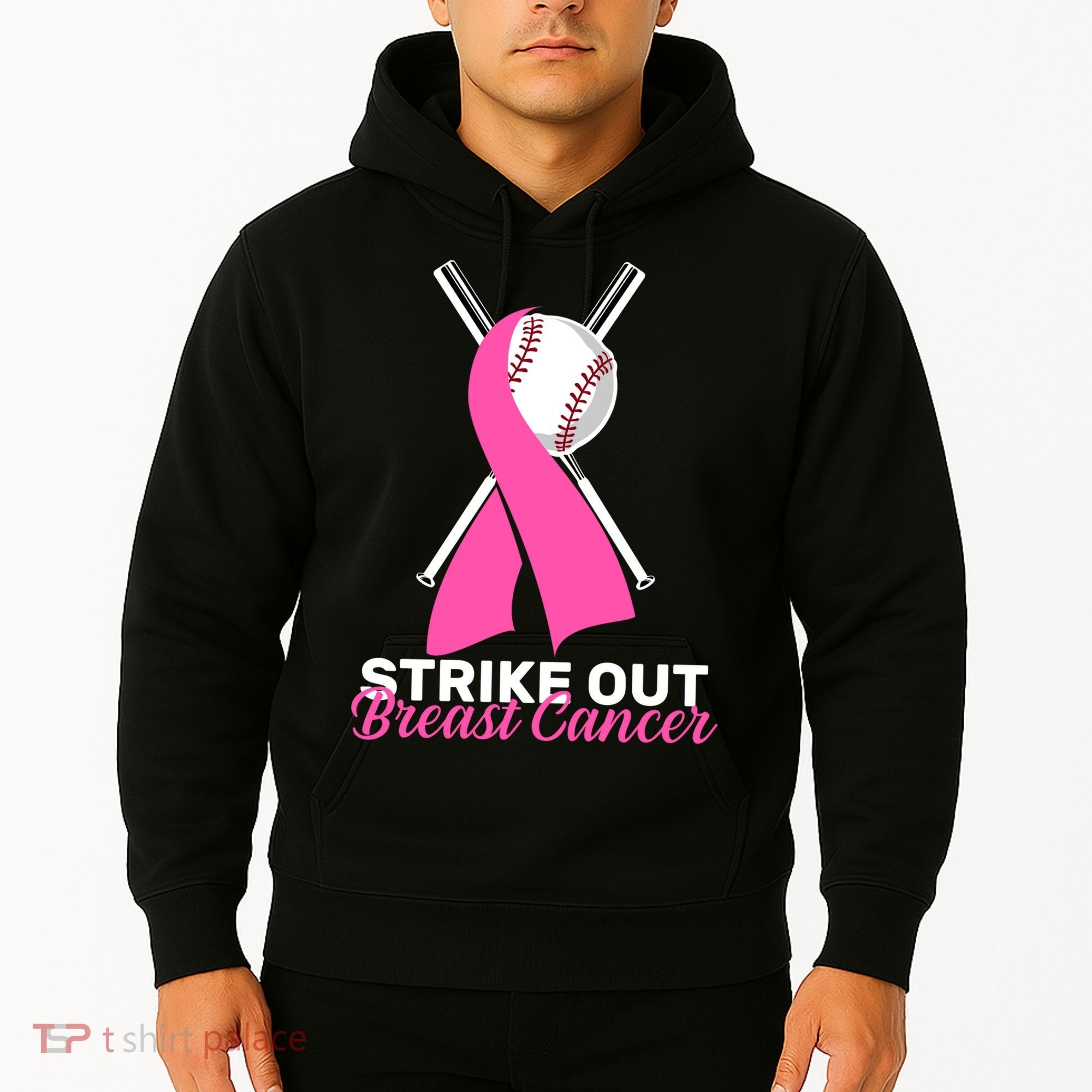 Strike Out Breast Cancer Hoodie
