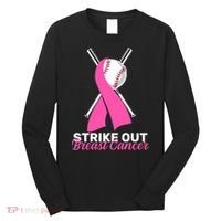 Strike Out Breast Cancer Long Sleeve Shirt thumb 0