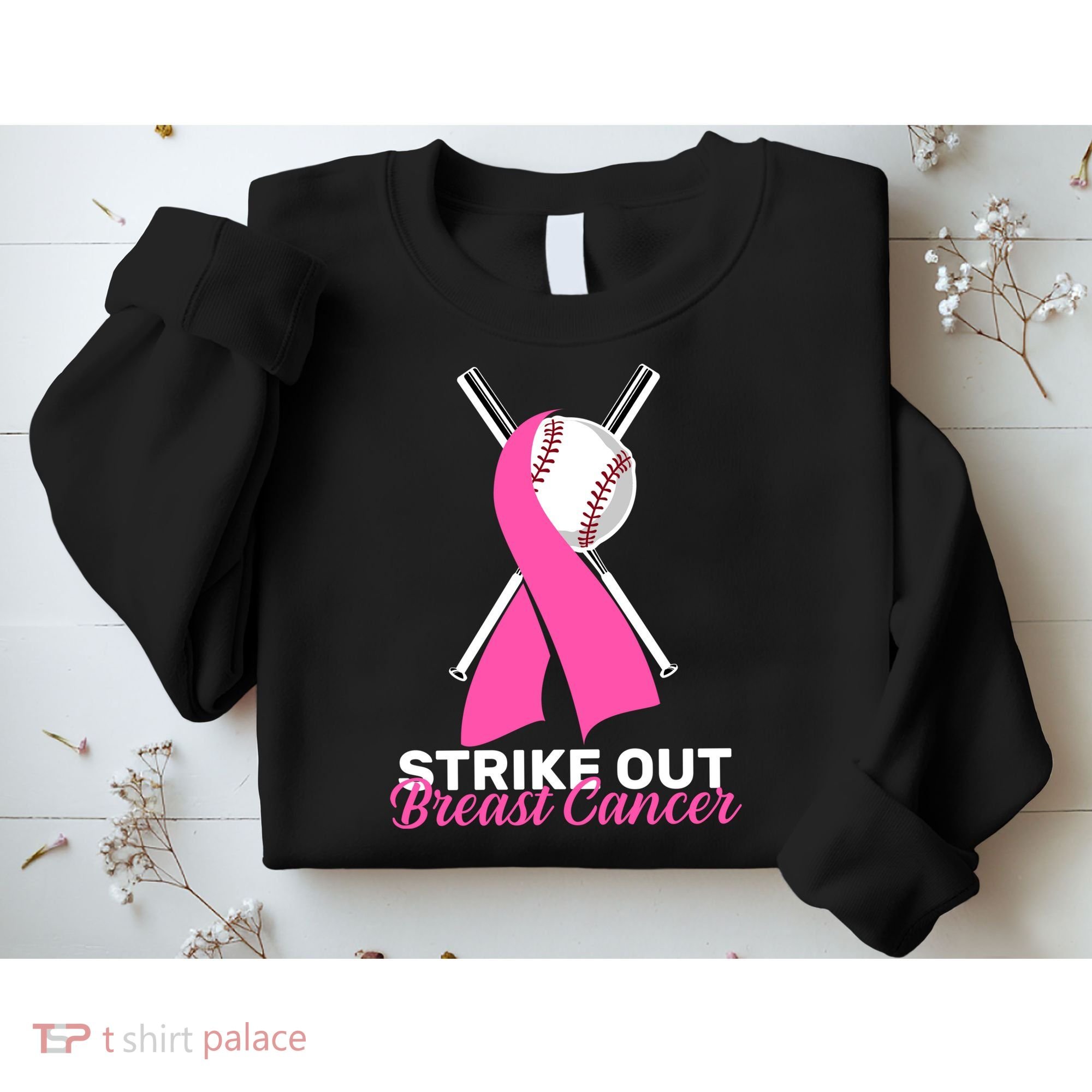 Strike Out Breast Cancer Sweatshirt