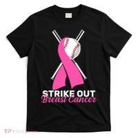 Strike Out Breast Cancer T-Shirt thumb 0