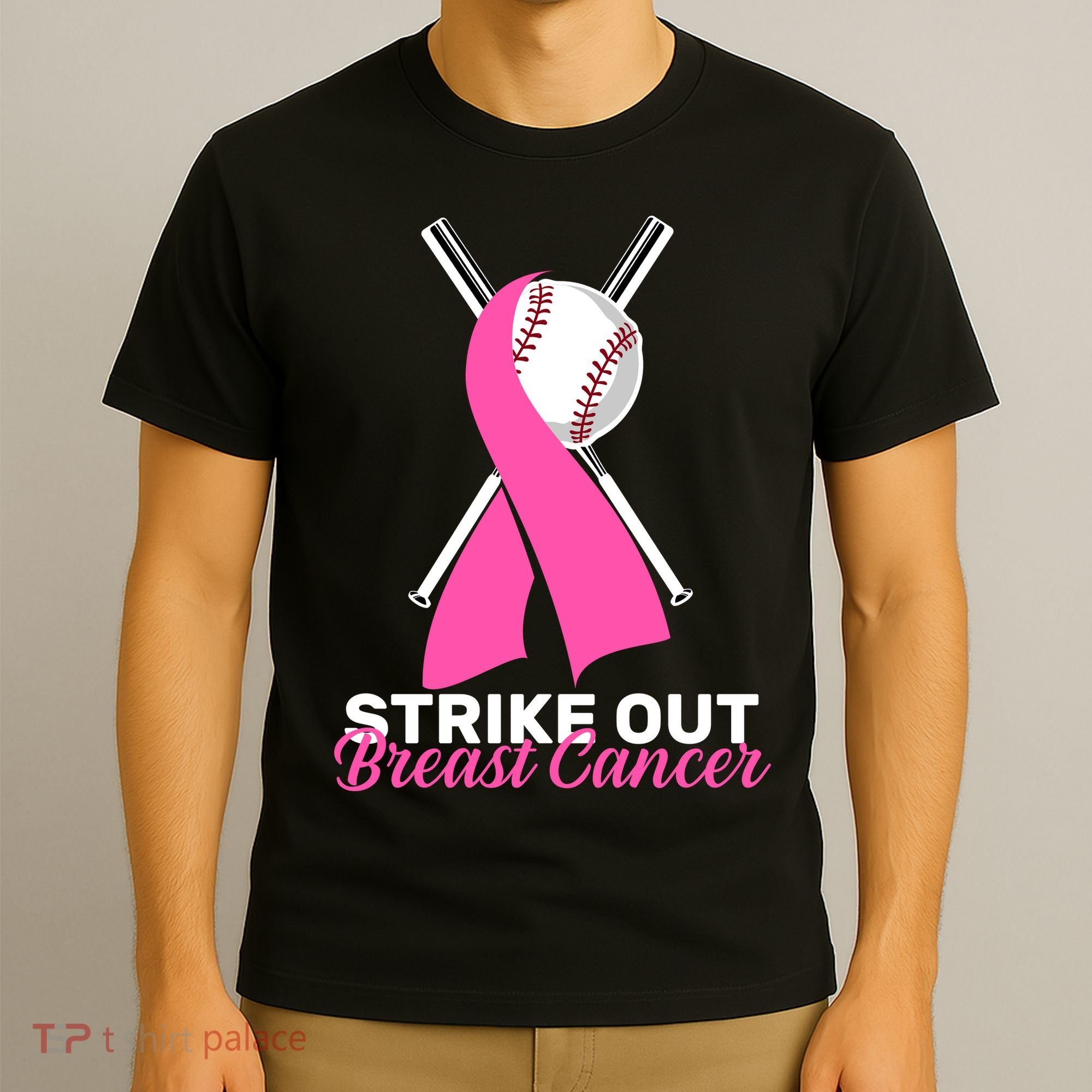Strike Out Breast Cancer T-Shirt