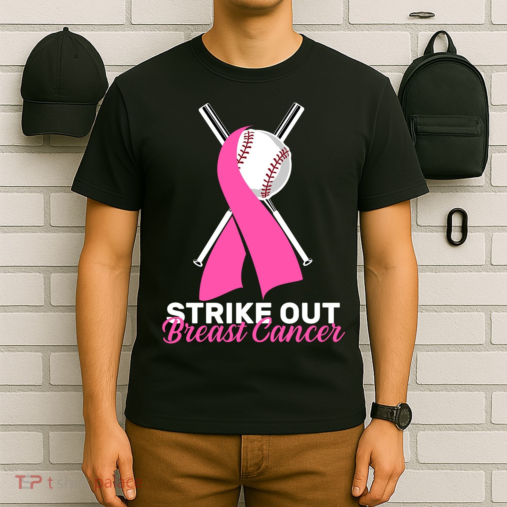 Strike Out Breast Cancer T-Shirt