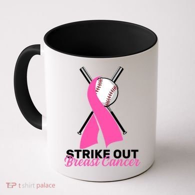 Strike Out Breast Cancer Coffee Mug