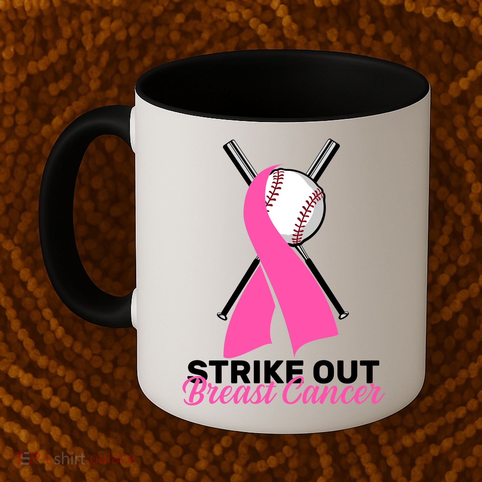 Strike Out Breast Cancer Coffee Mug