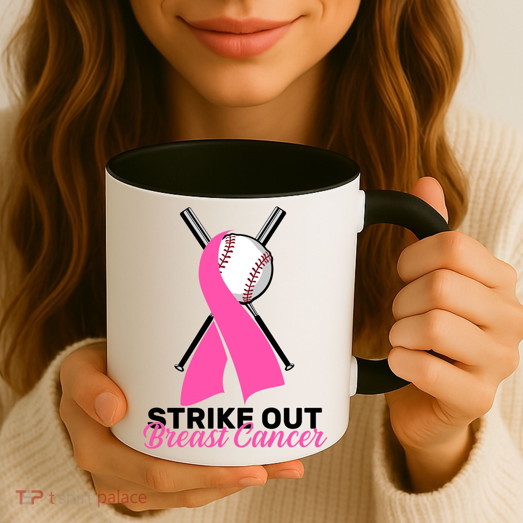 Strike Out Breast Cancer Coffee Mug