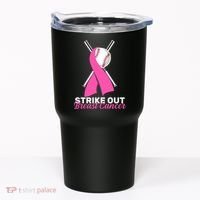 Strike Out Breast Cancer Tumbler thumb 0