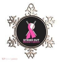 Strike Out Breast Cancer Ornament thumb 0