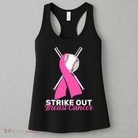 Strike Out Breast Cancer Women's Tank Top thumb 3