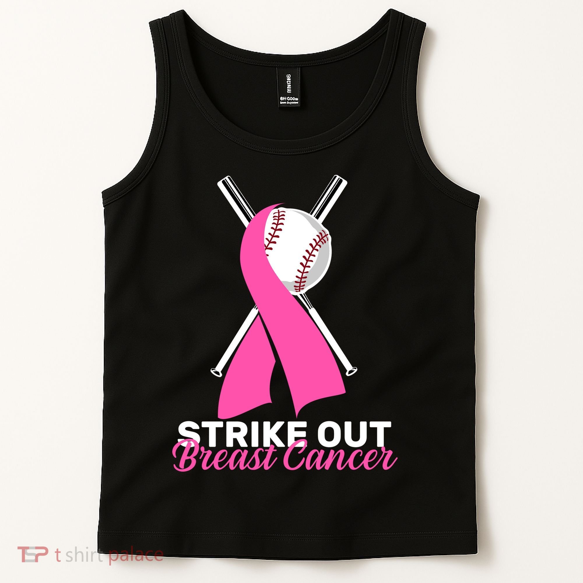 Strike Out Breast Cancer Tank Top