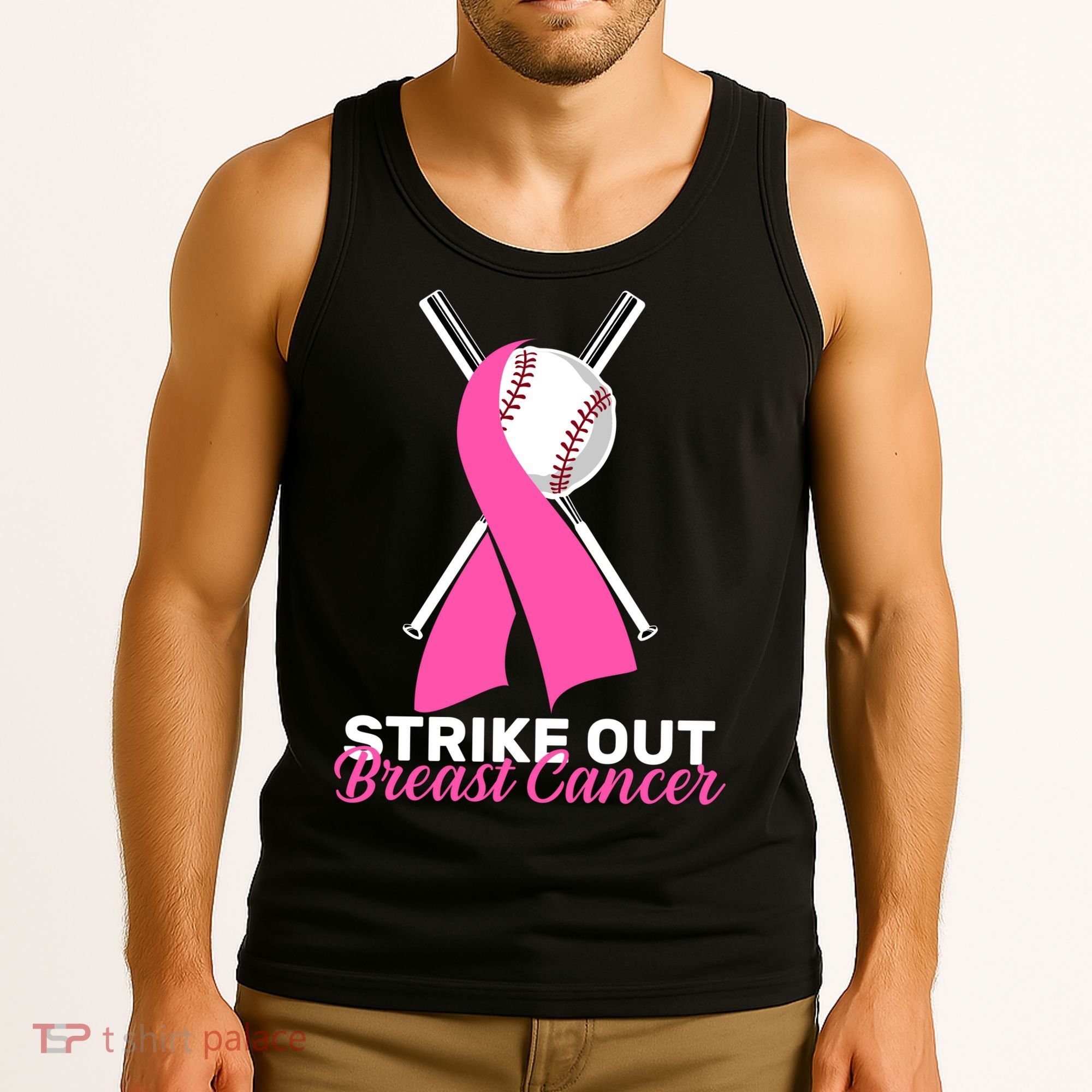 Strike Out Breast Cancer Tank Top