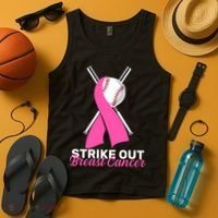 Strike Out Breast Cancer Tank Top thumb 4