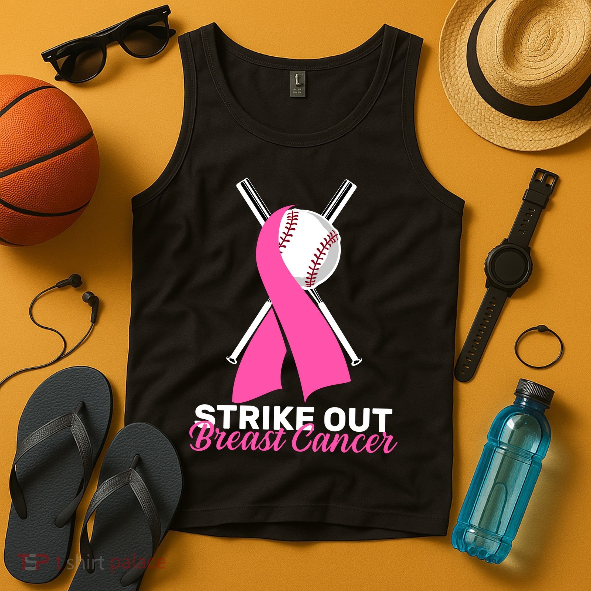 Strike Out Breast Cancer Tank Top