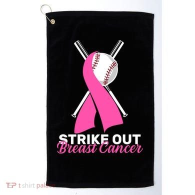 Strike Out Breast Cancer Golf Towel
