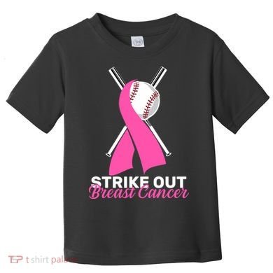 Strike Out Breast Cancer Toddler T-Shirt