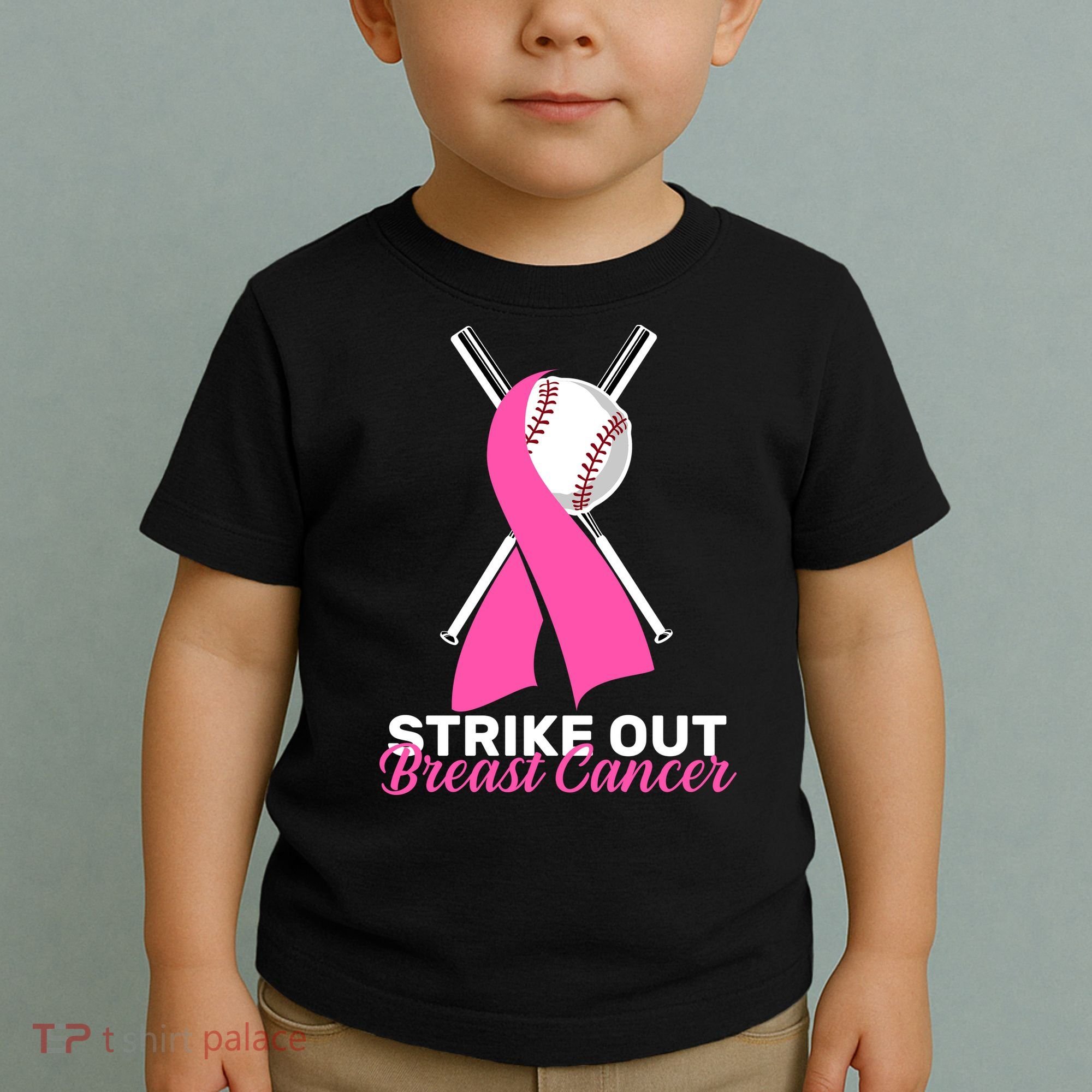 Strike Out Breast Cancer Toddler T-Shirt