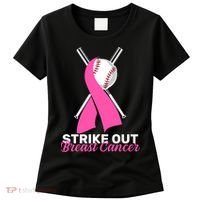 Strike Out Breast Cancer Women's T-Shirt thumb 0